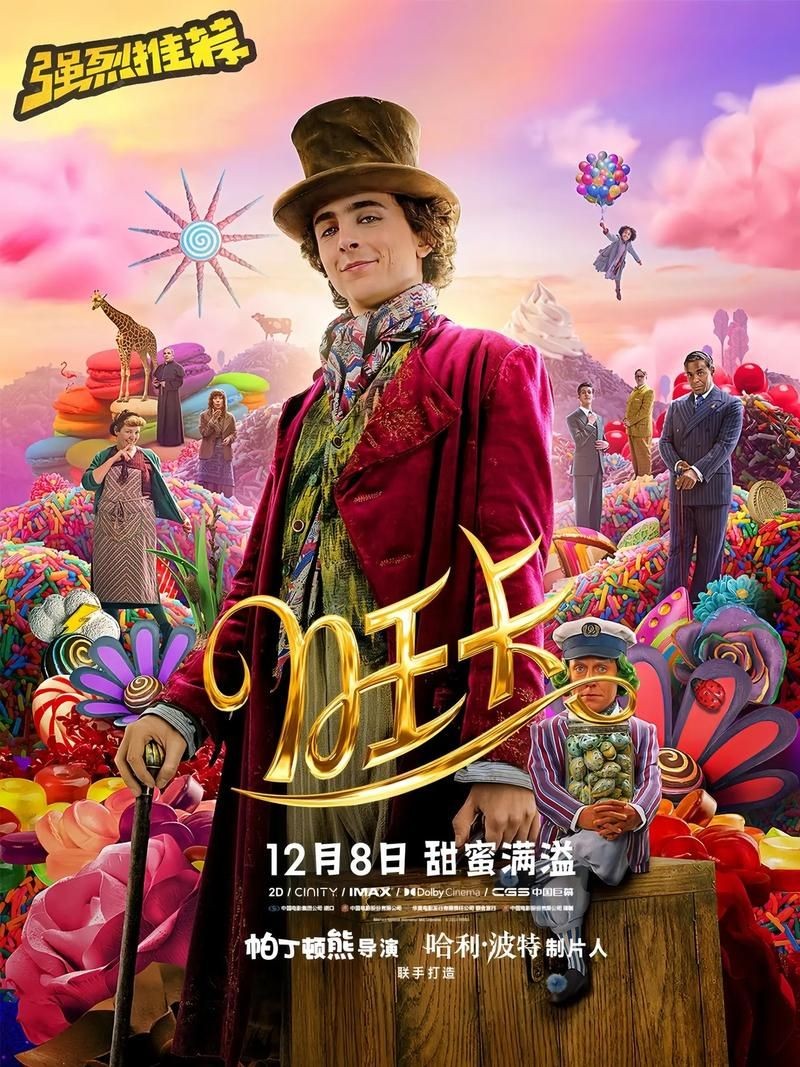 旺卡 2023美国喜剧奇幻冒险,亲子陪伴全家一起看,合家欢老少皆宜!感动 治愈 破防 定义美好的未来