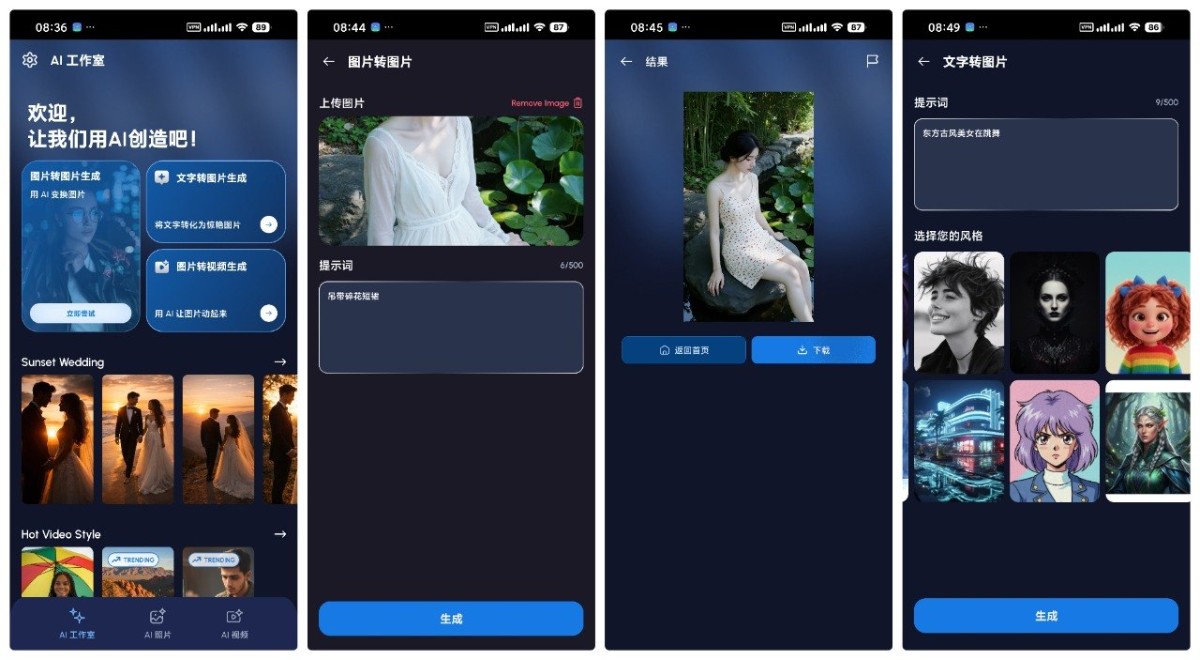 [Android]   Lynix v1.2.0 高级版 - AI无限生图，图生视频